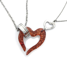 Carica l'immagine nel visualizzatore di Gallery, 024203 031 Nomination Coppia di Collane con Pendenti IO e TE in Acciaio e Resina Colorata