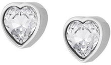 Carica l'immagine nel visualizzatore di Gallery, 043034/010 Nomination Orecchini in Acciaio a forma di cuore con Cristallo Swarovski LOVE CHIC