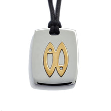 Carica l'immagine nel visualizzatore di Gallery, 110201-012 Nomination Pendente Segno Zodiacale Pesci in Acciaio e oro 18Kt