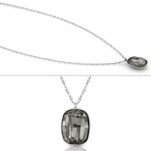 Carica l'immagine nel visualizzatore di Gallery, 131122-026 Nomination collana lunga in Acciaio con Cristallo Swarovski Grigio Allure