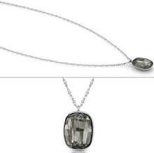 Carica l'immagine nel visualizzatore di Gallery, 131122-026 Nomination collana lunga in Acciaio con Cristallo Swarovski Grigio Allure