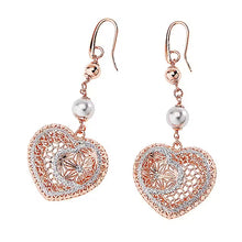 Carica l'immagine nel visualizzatore di Gallery, Orecchini con pendente a forma di Cuore Ottaviani Elegance 500450o