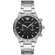 Carica l'immagine nel visualizzatore di Gallery, EMPORIO ARMANI AR11241 Mario Orologio Cronografo Uomo in Acciaio Satinato