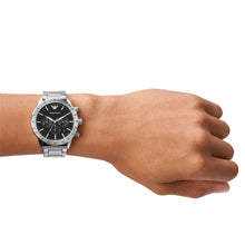 Carica l'immagine nel visualizzatore di Gallery, EMPORIO ARMANI AR11241 Mario Orologio Cronografo Uomo in Acciaio Satinato