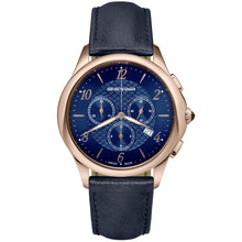 Carica l'immagine nel visualizzatore di Gallery, EMPORIO ARMANI Swiss Made ARS8701 - Orologio cronografo Uomo Pelle Blu