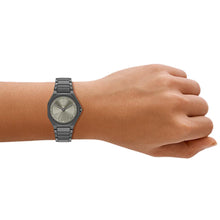 Carica l'immagine nel visualizzatore di Gallery, ARMANI EXCHANGE AX4625 Orologio donna in acciaio color canna di fucile