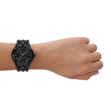Carica l'immagine nel visualizzatore di Gallery, DIESEL DZ2193 VERT Orologio Uomo in Pelle Quadrante Nero
