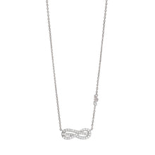 Carica l'immagine nel visualizzatore di Gallery, EG3597040 EMPORIO ARMANI Gioielli - Collana donna in Argento e Cristalli INFINITE LOVE