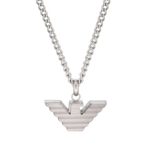 Carica l'immagine nel visualizzatore di Gallery, EGS2916040 EMPORIO ARMANI Gioielli - Collana da uomo con Aquila in Acciaio Silver Color