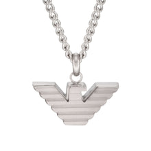 Carica l'immagine nel visualizzatore di Gallery, EGS2916040 EMPORIO ARMANI Gioielli - Collana da uomo con Aquila in Acciaio Silver Color