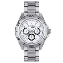 Carica l'immagine nel visualizzatore di Gallery, BREIL Tribe CHALLENGE orologio multifunzione in acciaio quadrante bianco EW0733