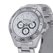 Carica l'immagine nel visualizzatore di Gallery, BREIL Tribe CHALLENGE orologio multifunzione in acciaio quadrante bianco EW0733