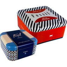 Carica l'immagine nel visualizzatore di Gallery, Fossil JF04430710 Collana Donna con pendente a Cuore con scrigno in Acciaio Dorato con madreperla