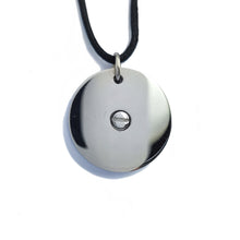 Carica l'immagine nel visualizzatore di Gallery, GPAA/019 Nomination Pendente Groove Tondo uomo in Acciaio e oro 18Kt