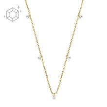 Carica l'immagine nel visualizzatore di Gallery, Fossil JA7131710 Collana Donna con ciondoli Sadie Shine Bright in ottone placcato oro