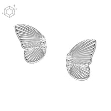Carica l'immagine nel visualizzatore di Gallery, Fossil JFS00621040 Orecchini da Donna a forma di Farfalla in Argento BUTTERFLIES