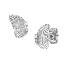 Carica l'immagine nel visualizzatore di Gallery, Fossil JFS00621040 Orecchini da Donna a forma di Farfalla in Argento BUTTERFLIES