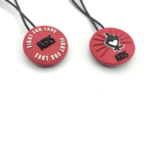 Carica l'immagine nel visualizzatore di Gallery, KRIS Collana con Pendente Spada in Acciaio Argento e Cotone Cerato HSPLXA55