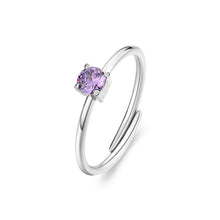 Carica l'immagine nel visualizzatore di Gallery, Anello con cristallo di Colore Violet S'AGAPò DAZZLY SDZ33