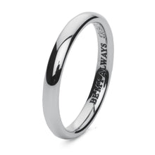 Carica l'immagine nel visualizzatore di Gallery, SFV36 Anello a Fede S'AGAPò FORLOVE in Acciaio con scritta Be my always