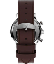 Carica l'immagine nel visualizzatore di Gallery, Orologio Cronografo con Tachimetro TIMEX Marlin da 40 mm in pelle marrone