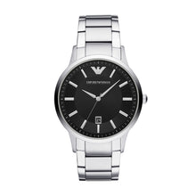 Carica l'immagine nel visualizzatore di Gallery, EMPORIO ARMANI AR11181 Renato Orologio Uomo in Acciaio Quadrante nero