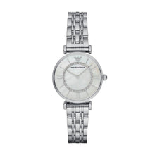 Carica l'immagine nel visualizzatore di Gallery, EMPORIO ARMANI AR1908 Gianni T-BAR Orologio Donna in Acciaio con Quadrante in Madreperla