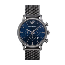 Carica l'immagine nel visualizzatore di Gallery, EMPORIO ARMANI AR1979 Luigi Orologio Cronografo Uomo in Acciaio Placcato Nero
