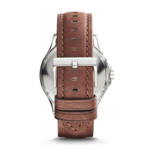 Carica l'immagine nel visualizzatore di Gallery, ARMANI EXCHANGE AX2133 Hampton Orologio Uomo in Pelle Marrone