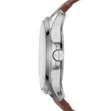 Carica l'immagine nel visualizzatore di Gallery, ARMANI EXCHANGE AX2133 Hampton Orologio Uomo in Pelle Marrone