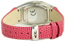 Carica l'immagine nel visualizzatore di Gallery, Chronotech Prisma Flat Orologio da Donna con Cinturino in Pelle Rosa Scuro CT.7932AL/87