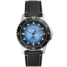 Carica l'immagine nel visualizzatore di Gallery, FOSSIL FS5960 Orologio Uomo in Pelle - Fossil Blue