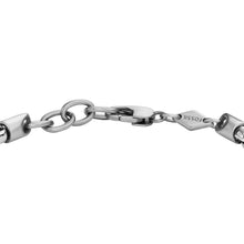 Carica l'immagine nel visualizzatore di Gallery, Fossil JF04138998 Bracciale Uomo a Catena in Acciaio Colore Argento e Oro Giallo