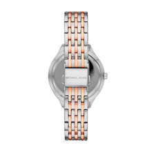 Carica l'immagine nel visualizzatore di Gallery, Michael Kors MK7077 Mindy Orologio Donna Acciaio PLaccato Oro Rosa e Argento