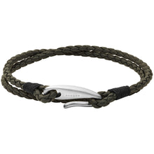 Carica l'immagine nel visualizzatore di Gallery, Skagen SKJM0176040 Bracciale da Uomo in Pelle Verde e Acciaio Hulsten