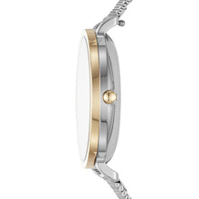 Carica l'immagine nel visualizzatore di Gallery, SKAGEN SKW2661 Orologio Donna in Acciaio bicolore Quadrante Argento Hagen