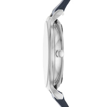 Carica l'immagine nel visualizzatore di Gallery, SKAGEN SKW2719 Orologio Donna in Pelle blu con Quadrante in Pietra Naturale Howlite Anita