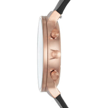 Carica l'immagine nel visualizzatore di Gallery, SKAGEN SKW6371 Orologio Cronografo Uomo in Pelle Placcato oro Rosa ANCHER