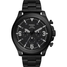 Carica l'immagine nel visualizzatore di Gallery, FOSSIL FS5754 Orologio Cronografo Uomo in Acciaio IP nero - Latitude