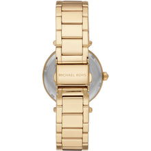Carica l'immagine nel visualizzatore di Gallery, Michael Kors MK6351 Parker orologio multifunzione Acciaio donna Gold ip