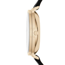 Carica l'immagine nel visualizzatore di Gallery, SKAGEN SKW2354 Orologio Donna in Pelle Nera Placcato Oro Giallo Hagen
