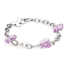 Carica l&#39;immagine nel visualizzatore di Gallery, 021336/012 Nomination Bracciale Donna con Swarovski Lilla BUTTERLY
