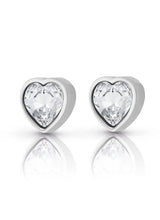 Carica l&#39;immagine nel visualizzatore di Gallery, 043034/010 Nomination Orecchini in Acciaio a forma di cuore con Cristallo Swarovski LOVE CHIC
