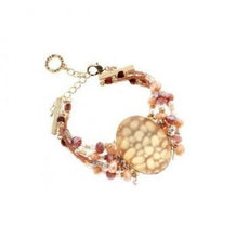 Carica l'immagine nel visualizzatore di Gallery, Bracciale con Perline in metallo placcato oro di Ottaviani Bijoux 470243
