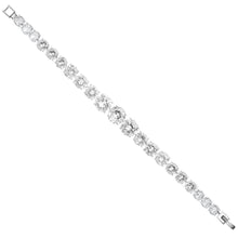 Carica l&#39;immagine nel visualizzatore di Gallery, Bracciale tennis rodiato con cubic zirconia di Ottaviani Bijoux 500906b
