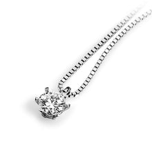 Carica l&#39;immagine nel visualizzatore di Gallery, AGZ 119 Collana a Punto Luce da Donna Ambrosia Gioielli in Oro 18kt e Zircone da 3,2mm
