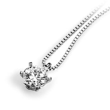 Carica l&#39;immagine nel visualizzatore di Gallery, AGZ 120 Collana a Punto Luce da Donna Ambrosia Gioielli in Oro 18kt e Zircone da 4mm
