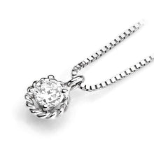 Carica l&#39;immagine nel visualizzatore di Gallery, AGZ 121 Collana a Punto Luce da Donna Ambrosia Gioielli in Oro 18kt e Zircone da 3,5mm
