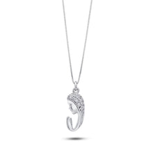 Carica l&#39;immagine nel visualizzatore di Gallery, AGZ 387 Collana da Donna Ambrosia Gioielli a forma di Madonnina in Oro 18kt e Zirconi

