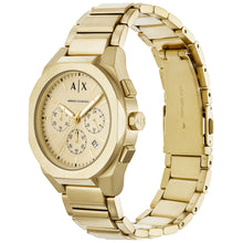 Carica l'immagine nel visualizzatore di Gallery, ARMANI EXCHANGE AX7171SET Set regalo coppia di orologi Sync Chronograph in acciaio pvd oro

